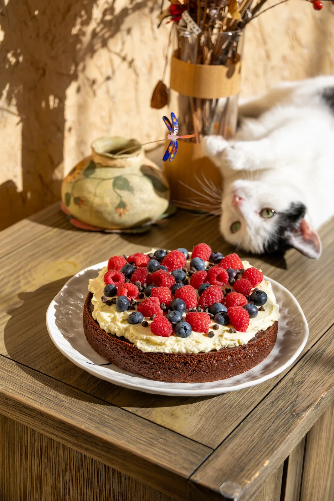 Chocolate berry cake